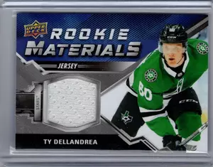 2020-21 UD Series 2 Rookie Materials GU Jersey Ty Dellandrea