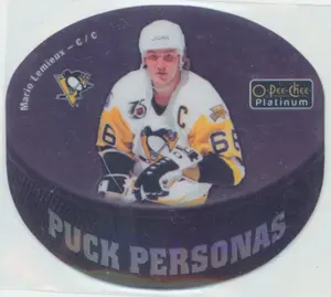 2016-17 O-PEE-CHEE PLATINUM - MARIO LEMIEUX #PP-1 PUCK PERSONAS
