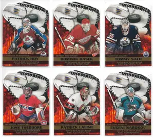 2002-03 McDonald's Prism Platinum Glove-Side Net-Fusions (Complete Set - 6 cards)