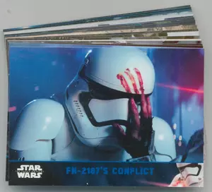 2016 Star Wars The Force Awakens: Lightsaber Blue 21-card Lot