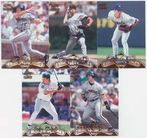 1998 Pacific Paramount - Copper Parallel 5-Card Lot