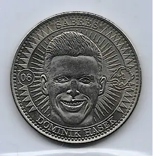 1997-98 Pinnacle Mint Coins Nickel Silver #08 Dominik Hasek