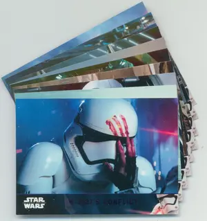 2016 Star Wars The Force Awakens - Purple Foil 9-Card Lot