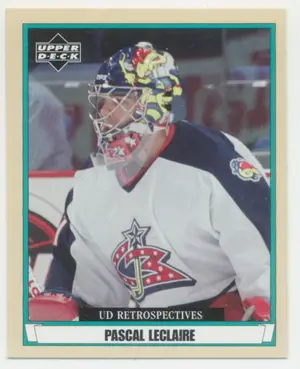 2002-03 ARTISTIC IMPRESSIONS - PASCAL LECLAIRE #R96 UD RETROPECTIVES