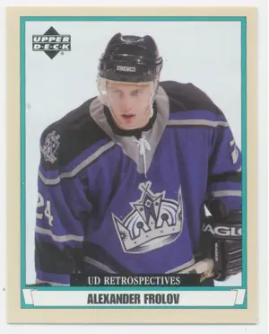 2002-03 ARTISTIC IMPRESSIONS - ALEXANDER FROLOV #R99 UD RETROPECTIVES