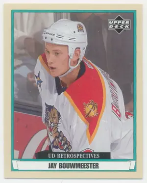 2002-03 ARTISTIC IMPRESSIONS - JAY BOUWMEESTER #R93 UD RETROPECTIVES