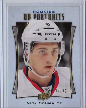 2016-17 UD Series 2 Portraits Gold Nick Schmaltz 17/99
