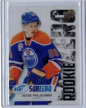 2016-17 UD Ice Sub Zero Rookie Jesse Puljujarvi