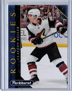 2017-18 UD Parkhurst Blue Rookie Clayton Keller