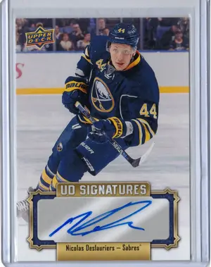 2016-17 UD Signatures Nicolas Deslauriers Buffalo Sabres