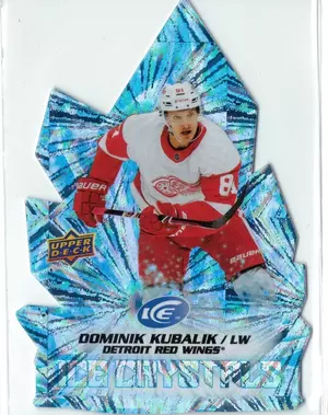 2022-23 UD Ice Crystals Blue Dominik Kubalik