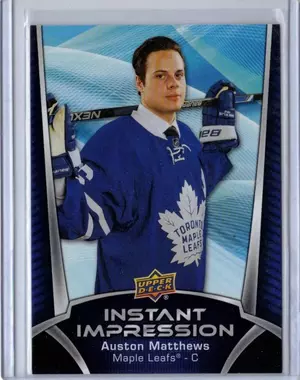 2016-17 UD Instant Impression Auston Matthews