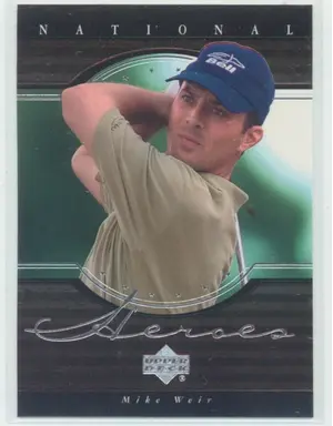 2001 Upper Deck - Mike Weir #NH5 National Heroes
