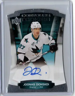 2015-16 UD Contours Rookies Auto Joonas Donskoi 260/499 San Jose Sharks