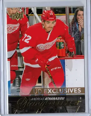 2015-16 UD Young Guns Exclusive Andreas Athanasiou 091/100