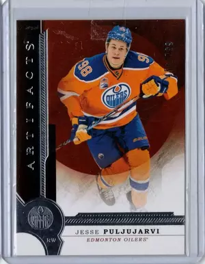 2016-17 UD Artifacts Rookies Red 192 Jesse Puljujarvi 456/799