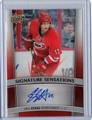 2015-16 UD Signature Sensations Eric Staal Carolina Hurricanes