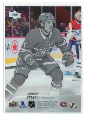 2022-23 UD Young Guns Clearcut Arber Xhekaj