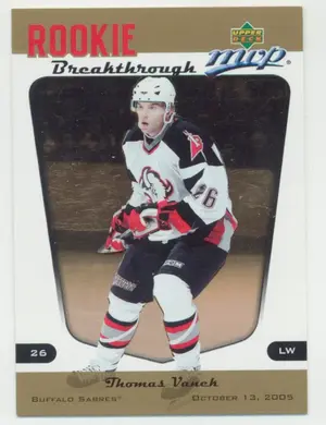 2005-06 MVP - TOMAS VANEK #RB11 ROOKIE BREAKTHROUGH