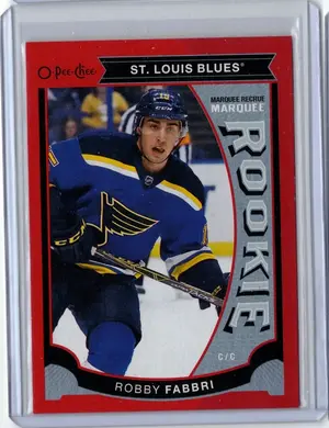 2015-16 OPC Marquee Rookie Red Border Robby Fabbri