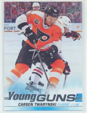 2019-20 UPPER DECK - CARSEN TWARYNSKI #214 YOUNG GUNS