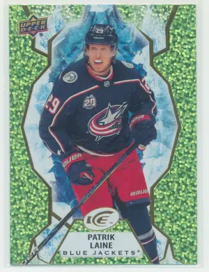 2021-22 UPPER DECK ICE - PATRIK LAINE #55 GREEN