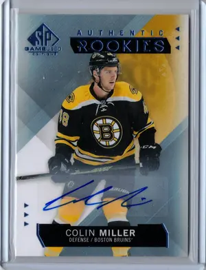 2015-16 SPGU Rookie Auto Colin Miller Boston Bruins