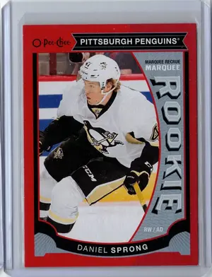 2015-16 OPC Marquee Rookie Red Border Daniel Sprong