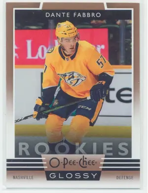 2019-20 UPPER DECK - DANTE FABBRO #R-3 O-PEE-CHEE GLOSSY ROOKIES COPPER
