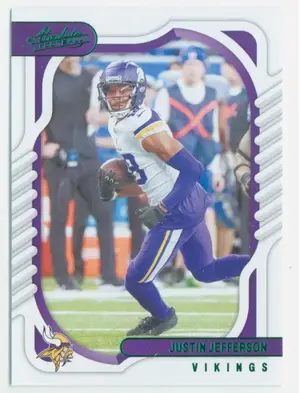 2022 Absolute - Justin Jefferson #89 Green Parallel