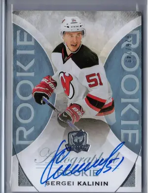 2015-16 UD The Cup RPA Sergei Kalinin 026/249 New Jersey Devils