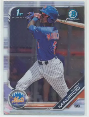 2019 Bowman - Ronny Mauricio #BCP-107 Chrome Prospects