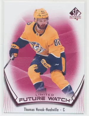 2021-22 SP AUTHENTIC - THOMAS NOVAK #191 FUTURE WATCH LIMITED RED