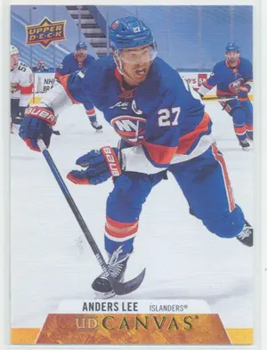 2020-21 UPPER DECK - ANDERS LEE #C174 UD CANVAS