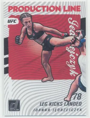 2022 Donruss UFC - Joanna Jedrzejczyk #2 Production Line