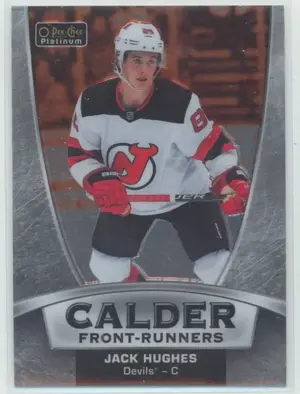 2019-20 O-PEE-CHEE PLATINUM - JACK HUGHES #CF-15 CALDER FRONT-RUNNERS