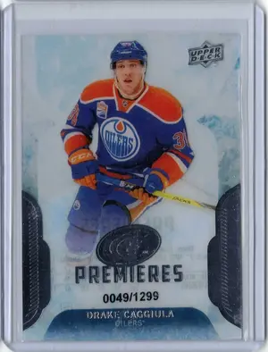 2016-17 UD Ice Premieres Rookie Drake Caggiula 0049/1299