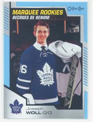 2020-21 O-PEE-CHEE - JOSEPH WOLL #642 MARQUEE ROOKIES BLUE