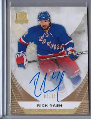 2015-16 UD The Cup Auto Gold  Rick Nash 05/12