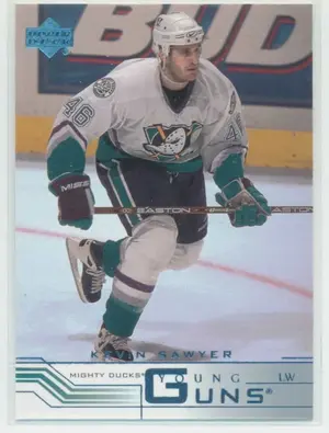 2001-02 UPPER DECK - KEVIN SAWYER #414 YOUNG GUNS (HOBBY)