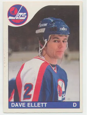 1985-86 O-Pee-Chee - Dave Ellett RC #185 ⚠