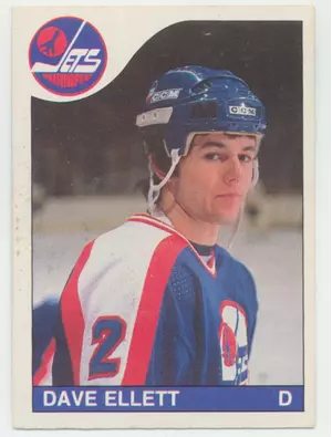 1985-86 O-Pee-Chee - Dave Ellett RC #185 ⚠