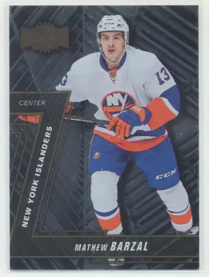 2016-17 FLEER SHOWCASE - MATTHEW BARZAL #MU-24 METAL UNIVERSE