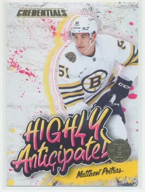 2023-24 UPPER DECK CREDENTIALS - MATTHEW POITRAS #HA-24 HIGHLY ANTICIPATED