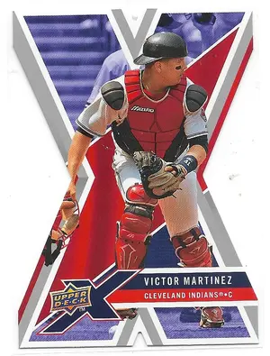 2008 UD X Die-Cut #32 Victor Martinez