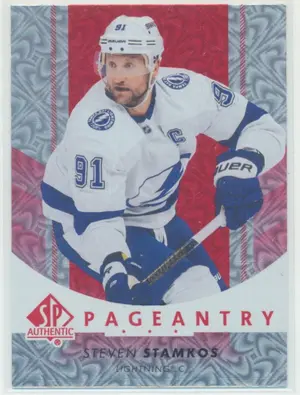 2022-23 SP AUTHENTIC - STEVEN STAMKOS #P-19 PAGEANTRY RED