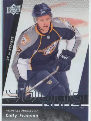 2009-10 UPPER DECK - CODY FRANSON #475 YOUNG GUNS