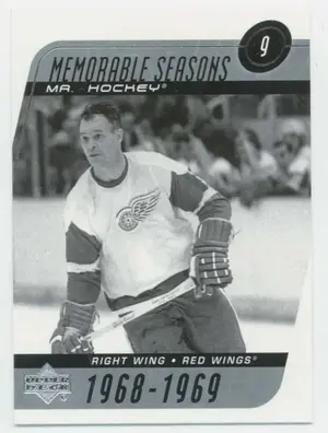 2002-03 UPPER DECK - GORDIE HOWE #187 MEMORABLE SEASONS