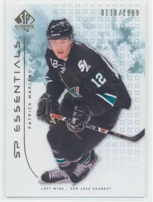 2009-10 SP AUTHENTIC - PATRICK MARLEAU #140 SP ESSENTIALS 110/1999