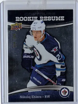 2015-16 UD Contours Rookie Resume Nikolaj Ehlers 184/399